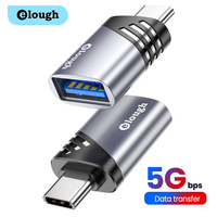 Elough USB 3.0 typ C OTG Adapter USB C męski na Micro USB żeński konwerter dla Macbook Samsung Huawei Xiaomi typ C na USB OTG 1